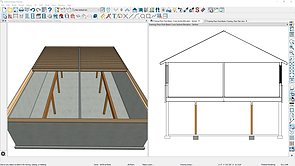 Framing a Floor with the Beam and Post Tools