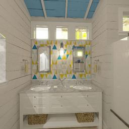 Bathroom remodel project by Shea Pumarejo.