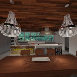 Large outdoor kitchen design by Sandra Gjesdahl.
