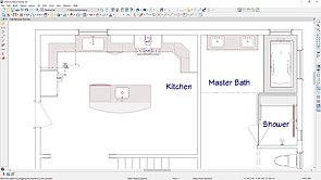 Kitchen electrical plan for the KBI project  