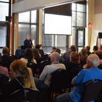 Scott Harris teaching home design tools in Chief Architect at the 2017 Chief Academy.