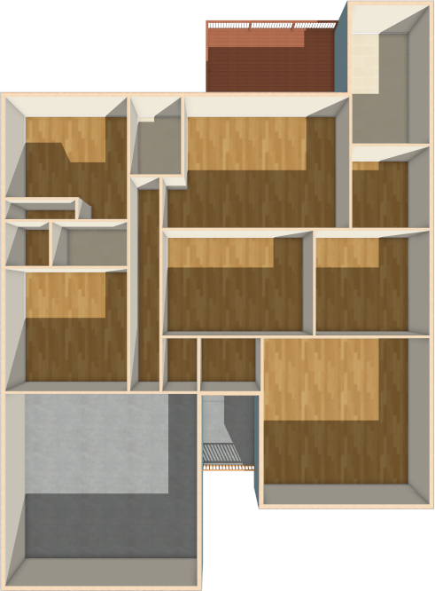 Perspective Floor Overview of the structure